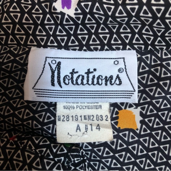 80’s Notations top - Picture 10 of 10